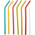 thumbnail image 2 of Joie Rainbow Silicone Straws, 6pcs, 2 of 4