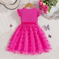 thumbnail image 4 of ATOGUTA Tutu Dress for Girls Ruffle Tulle Tutu Dresses Cute Summer Party Princess Sundress Size 3T-10. Hot Pink, 4 of 6