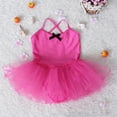 thumbnail image 2 of HAOTAGS Girls Dance Tutu Leotard,Performance Tank Leotard Ballet Princess Dancewear Practice Dress Hot Pink 10-11, 2 of 6