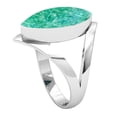 thumbnail image 2 of Natural Amazonite Women Jewelry 925 Sterling Silver Ring, 2 of 10