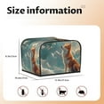 thumbnail image 3 of Cauagu Starry Sky Cloud Fox for 4 Slice Toaster Cover (11.4''×7.9''×7.5'') Bread Machine Cover Toaster Protector Kitchen Appliance Dust Cover, 3 of 7