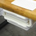 thumbnail image 3 of Cajón oculto bajo el escritorio, cajón acoplable de gran capacidad, extraíble para ahorrar espacio Nivel doble, 3 of 9