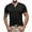 Black, variant on JAKANYQ Men's Tees 2024 Summer Fashion Casual Slim Short Sleeved T Shirt Simple Stretchy