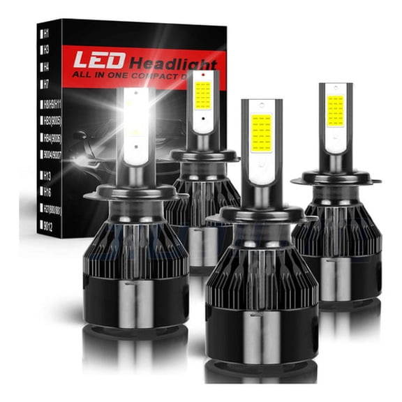 Applies to LED Headlight Kit High/Low Beam H7 14000lm For Volkswagen