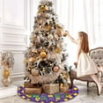 thumbnail image 4 of Mardi Gras Decorations 48 inch Mardi Gras Tree Skirt Mardi Gras Fleur de Lis Masquerade Party Mask Tree Skirt Mardi Gras Party Decorations Mardi Gras Tree Decorations, 4 of 6