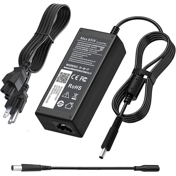 xixishop 65W 45W AC Adapter Replacement for Dell Laptop Charger, for Dell inspiron 15 13 14 17, 3000 5000 7000 Series 5100 5567 5559 Latitude 5400 5480 5580 7480 3520 la65ns2-01 - 4.5mm and 7.4mm jack