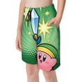 thumbnail image 3 of Kirby Boys Swim Trunks Quick Dry Swim Shorts Kids Bathing Suits Boy Swimsuit Swimwear, 3 of 7