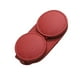 thumbnail image 1 of Riwesomey Soporte de cuero para gafas de coche, Clip de almacenamiento para gafas de sol, accesorios para caja organizadora de llaves interiores Kits de molduras para tableros de automóviles Rojo Riwesomey VI016552-04, 1 of 6
