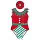 thumbnail image 3 of Leotardos gimnásticos de Navidad para niña con diadema, traje sin mangas, traje de baile atlético, disfraz de elfo de Navidad, Ropa de baile de Ballet de Navidad, 3 of 5