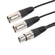 thumbnail image 5 of Conector hembra a doble macho DQrwqpou adaptador Cable 3P XLR 1 pie, 5 of 6