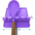 thumbnail image 5 of Silicone Utensil Rest with Drip Pad for Multiple Utensils, Heat-Resistant, BPA-Free Spoon Rest & Spoon Holder for Stove Top, Kitchen Utensil Holder for Spoons, Ladles, Tongs & More - by Zulay, 5 of 10