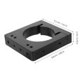 TABLZONE Cnc Motor Mount Bracket, Black Metal, Stabilizes Spindle, Wide ...