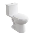 thumbnail image 1 of ADA Commercial One Piece Toilet Dual Flush 0.8/1.28 GPF, Comfort Height Ceramic with Soft Close PP Seat, CUPC Certified 12 inch Rough In, White, 1 of 7
