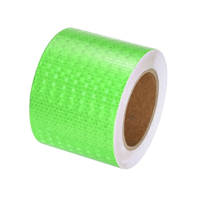 Unique Bargains Reflective Tape, 4' x 66 Ft Waterproof High Visibility Warning Safety Tape, Green