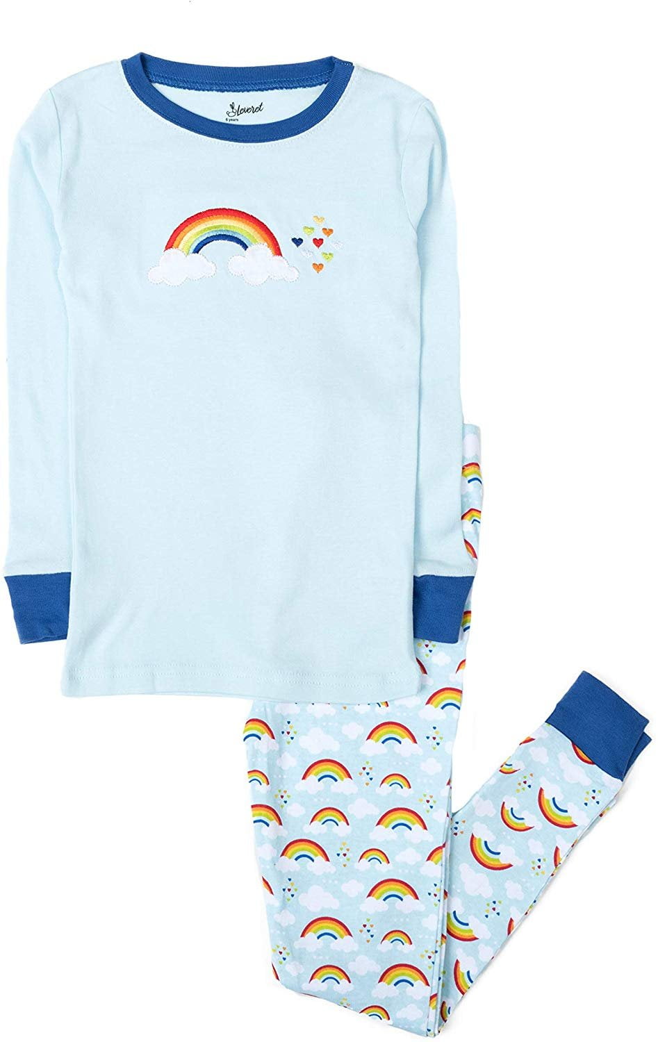 Leveret rainbow pajamas Clearance