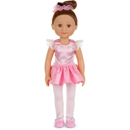 Melissa & Doug Victoria 14-Inch Poseable Ballerina Doll With Leotard and Tutu