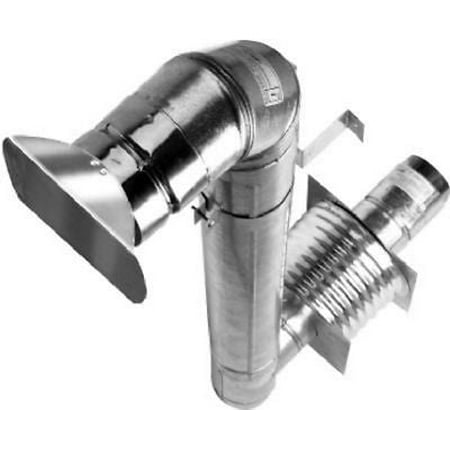 

Selkirk 283870 Thru-The-Wall 3 Type L Pellet Stove Chimney Pipe Vent System - Quantity of 1
