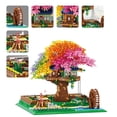 thumbnail image 3 of Kadablk Bloques De Construcción De Flores De Arco Iris con Luz Juego De Construcción De Casa De Árbol Bonsái De Flor De Cerezo Sakura 4451 Piezas Arquitectura De Bloques Mirco para Adultos Y Niños, 3 of 5