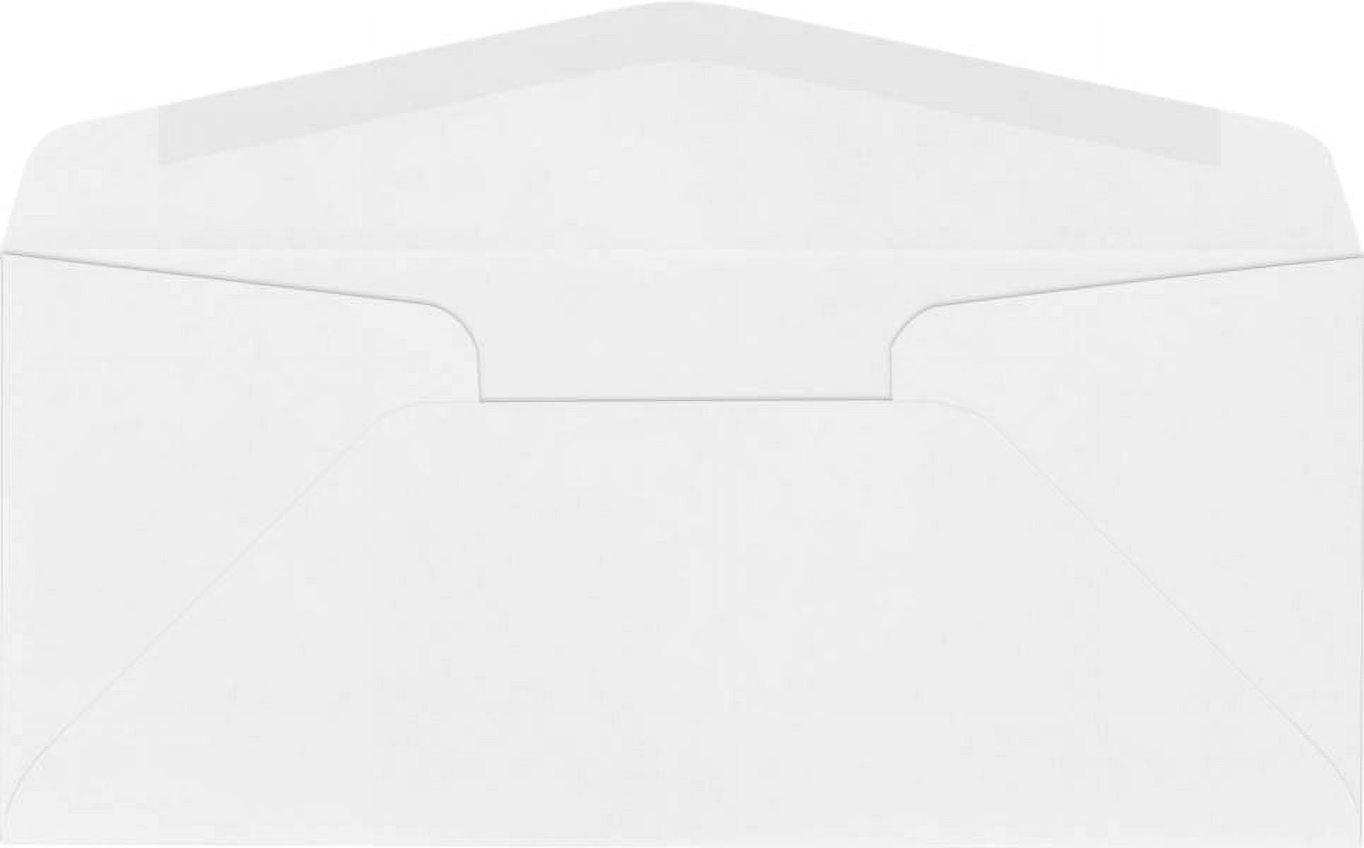 LUXPaper #10 Regular Envelopes, 4 1/8 x 9 1/2, Brilliant White, 1000/Pack