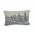 thumbnail image 5 of 24" White Chicago Daylight Skyline Lumbar Decorative Pillow, 5 of 5
