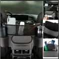 thumbnail image 3 of Car Handbag Holder Between Seats Suede Large Capacity Car Purse Holder Automotive Consoles & Organizers for Document Phone Storage Car Organizer, 3 of 12