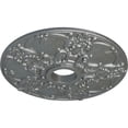 thumbnail image 3 of Ekena Millwork 18"OD x 3 1/2"ID x 1 3/8"P Norwich Ceiling Medallion (Fits Canopies up to 4 1/2"), Hand-Painted Platinum, 3 of 6