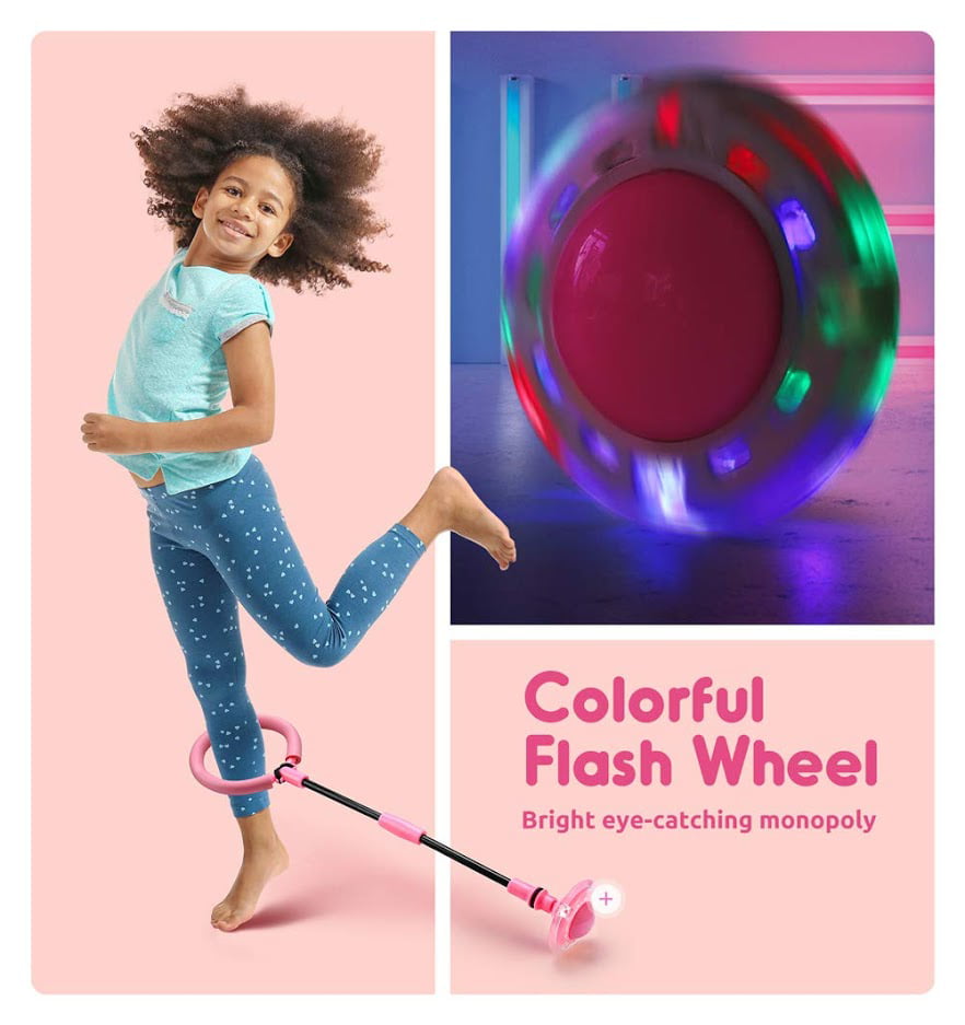 Chridark Ankle Skip Ball for Kids - Foldable Flash Wheel Skip Ball, Outside  Game Toys for Kids & Adults, Gift for Boys & Girls Age 5 6 7 8 9 10 Years