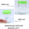 BESTYASH jar labels stickers Date Label Green 500pcs - Walmart.com
