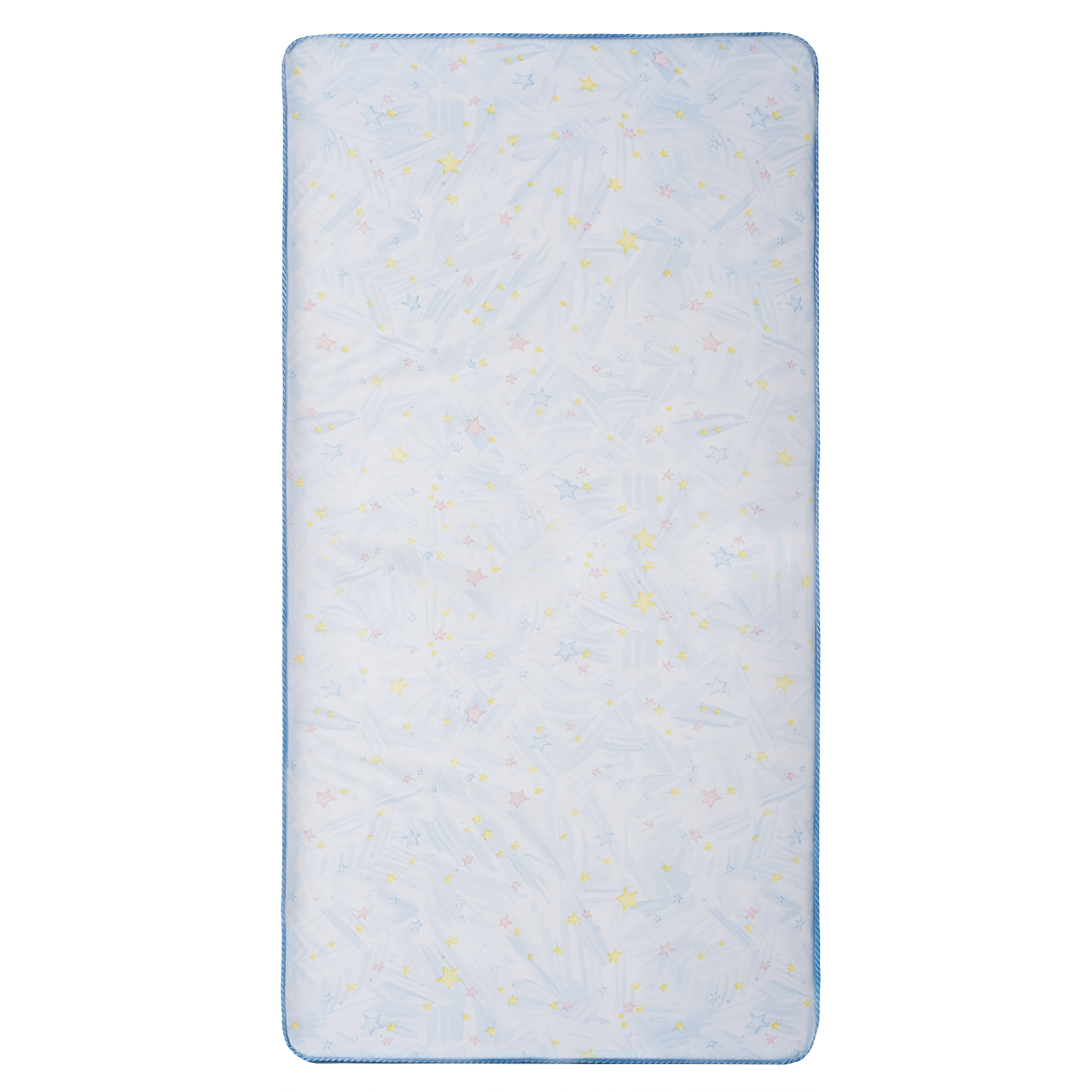 Evolur Dream On Me Twinkle Stars Crib and Toddler 117 Coil Mattress