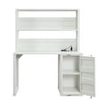 thumbnail image 4 of ACME Cargo Desk & Hutch in White, 4 of 4