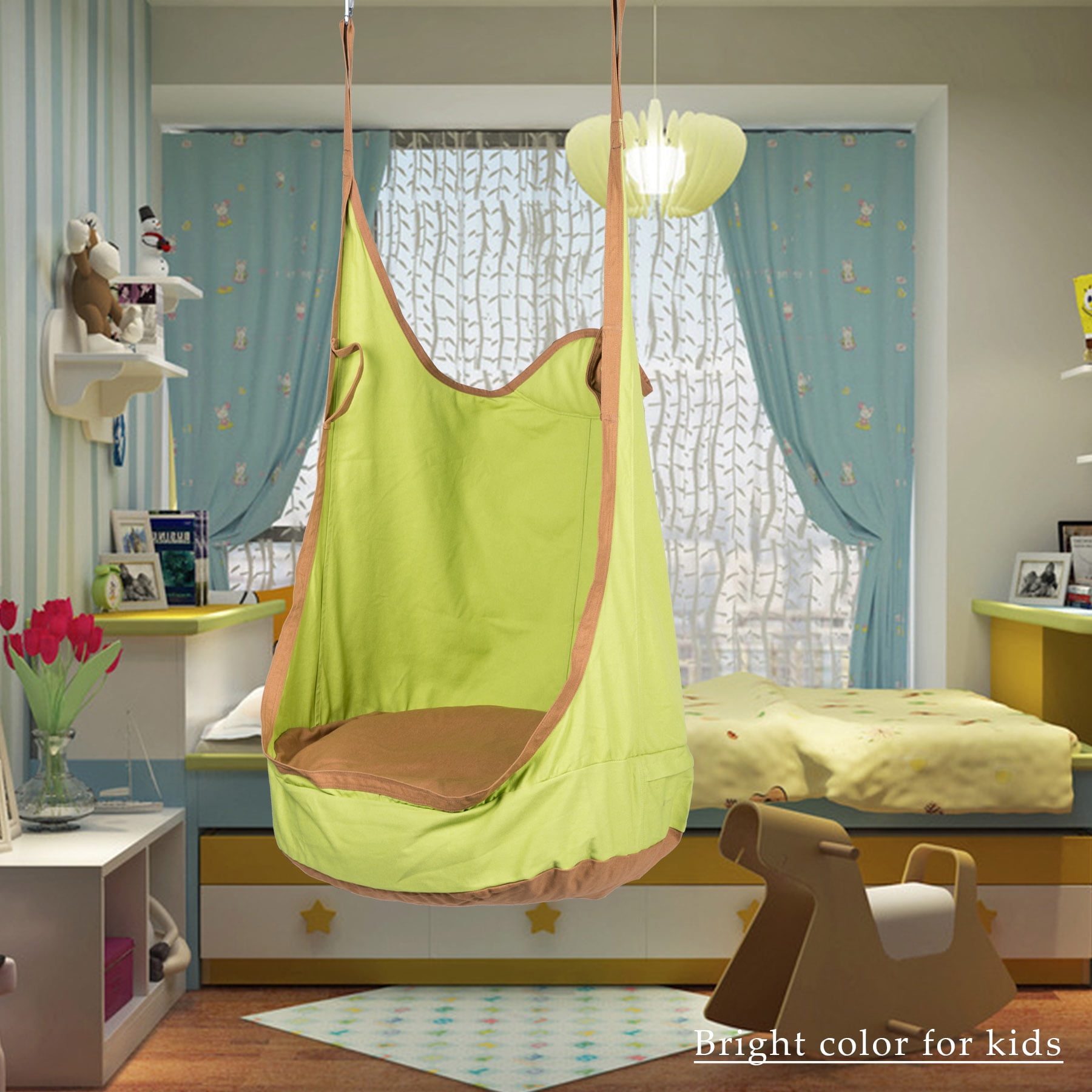 Melior Home Hammock Pod for Kids and Adults up to 170 lb, w/Inflatable