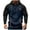 Navy, variant on Xzbqbs Tactical Hoodies for Men Quarter Zip Up Embroidered Sweatshirts Long Sleeve Drawstring Hooded Sweatshirts with Pockets