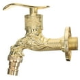 thumbnail image 1 of OULII wall mountfaucet Antique Style Golden Zinc Alloy Stable Characteristics 1Pack, 1 of 8