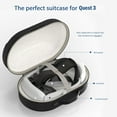 thumbnail image 4 of Storage Box for Meta Quest 3 EVA Pressure Resistant Hard Shell Portable Bag Quest 3 Suitcase VR Accessories, 4 of 8