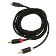 thumbnail image 2 of Cable estéreo tipo C a RCA, cable de sonido tipo C a 2RCA, cable tipo C a RCA, cable tipo C a RCA de primera línea, 2 of 12
