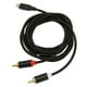 thumbnail image 3 of Cable adaptador de sonido RCA, tipo C a 2RCA tipo C a RCA Cable tipo Cto Cable RCA macho Funcionalidad inteligente, 3 of 8