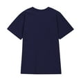 thumbnail image 5 of Patlollav Spring Summer Womens Fashion Clothing T-shirt 7/4 Sleeve Round Neck Tops, 5 of 6