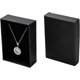 thumbnail image 4 of 5 cajas de cartón para joyas, caja de regalo de papel negro rectangular de 8,9 x 6,5 x 2,8 cm, estuche de regalo con esponja en el interior para collares y pendientes., 4 of 4