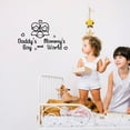 thumbnail image 3 of Daddy's Boy Family Hearts Newborn Baby Babies Quote Wall Sticker Art Decals for Girls Boys Room Bedroom Nursery Kindergarten House Fun Home Decor Stickers Wall Art Vinyl Decoration Size (15x30 inch), 3 of 3