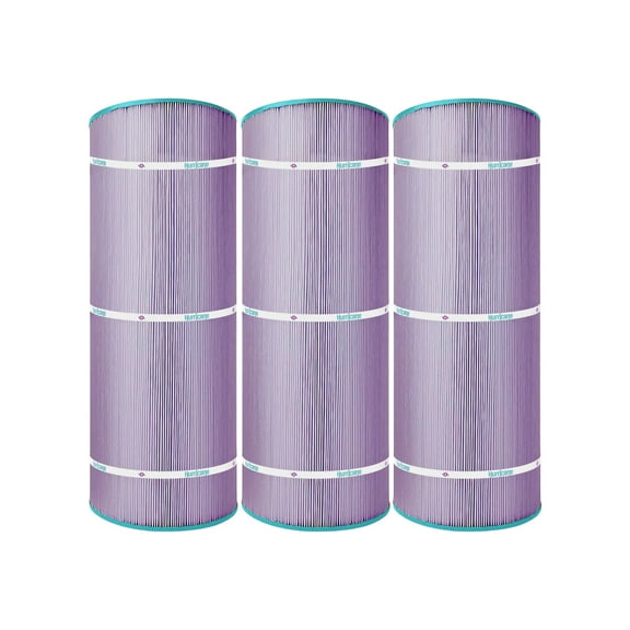 Hurricane Filters HF8414-01P Platinum Purple Spa Filter Cartridge Replacement, 3 Pack