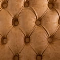 thumbnail image 7 of MIKIBAMA Orange PU Leather Dining Chairs, Mid-Century Style, Set of 4, 7 of 7