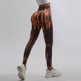 thumbnail image 4 of Womens Yoga Leggings Tie Dye Scrunch Elastic Sports Tights Lifting Workout Cycling High Waisted Soft Pants for Gym, 4 of 4