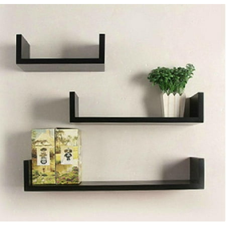 U Shaped Display Shelves Home Floating Wall Mounted U Shaped Display Shelves Home Floating Wall Mounted Bookcases Set Of 3 Ushhe