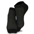 thumbnail image 5 of Everyday Casual Low Cut Ankle Socks for Men 10-13 18 Pairs (Solid Black-White), 5 of 8
