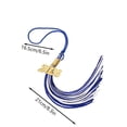 thumbnail image 3 of 2Pcs 2026 Graduation Tassel, 2026 Tassel Graduation, Academic Graduations Cap Tassels 2026S Tassels With Year Gold Date Charms For Grads, Graduates Graduations Cap Hat Decorations, Red White, 3 of 6
