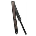 thumbnail image 2 of Walker & Williams G-800 Soft Black Leather Strap Brown Gator Inserts & Padded Back, 2 of 8