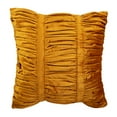 thumbnail image 1 of Housse de Coussin Personnalisée, Housse de Coussin, Canapé Sofa, Housse de Coussin de Lit, 14x14 Pouces (35x35 cm) Velours Doré Texturé, Housse de Coussin Dorée Unie - Beauté Dorée Riche, 1 of 2