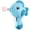 Blue, variant on Bubble Wand Cartoon Fish Shaped Bubble Blowing Toy Bubble Making Toy for Kids