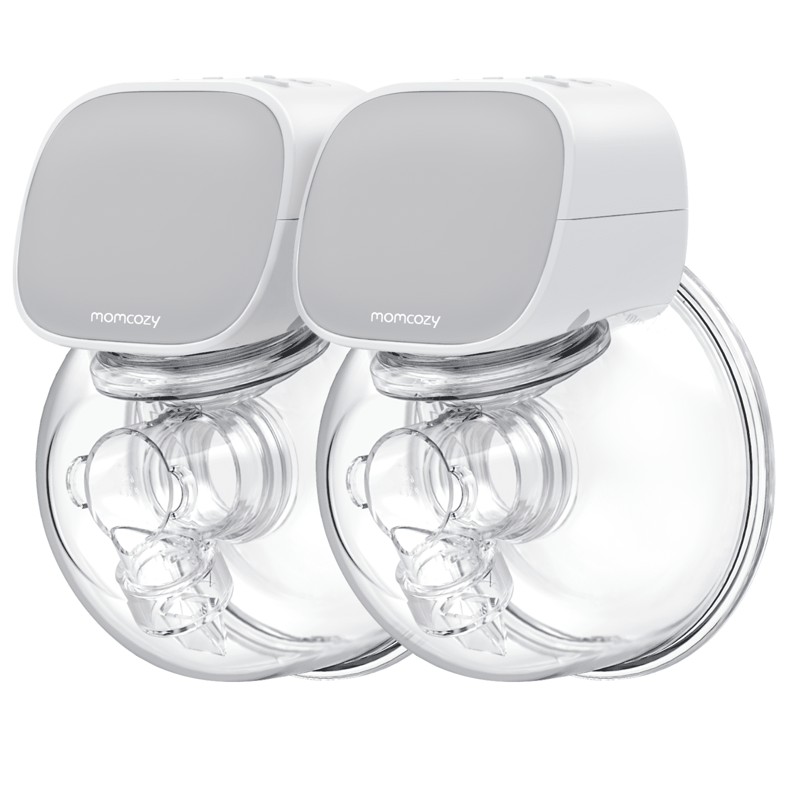 Momcozy Double Wearable Breast Pumps, Portable Electric Breast Pump 24mm  Grey