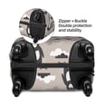 thumbnail image 5 of Wukai Cartoon Bear Brown Elastic Luggage Cover: Personalized Protection for Your Suitcase - Fits 19~29-inch, Washable & Durable Travel Companion-X-Large, 5 of 8